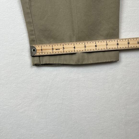 VTG‎ Bugle Boy Pants Mens 31x30 Tan Baggy Pleated Khakis Y2K 80s 90s Tapered - Picture 7 of 12